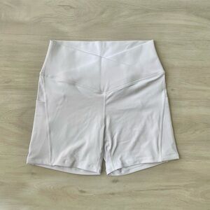 White Biker Shorts